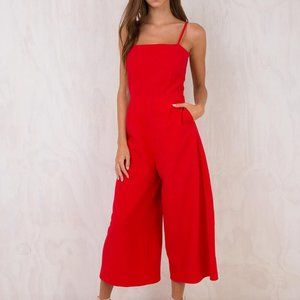 Princess Polly Road to Nashville Tie Back Jumpsuit
